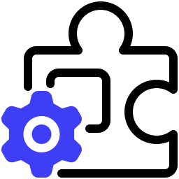 Puzzle piece with rotary